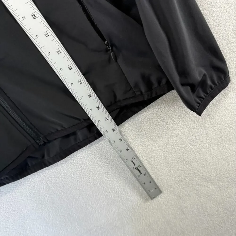 Galway Bay Jacket mens Medium Black Hybrid Golf Full Zip Performance Pocket Tech